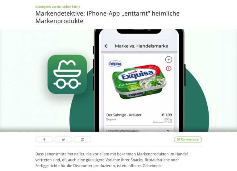 Publikation iPhone Ticker
