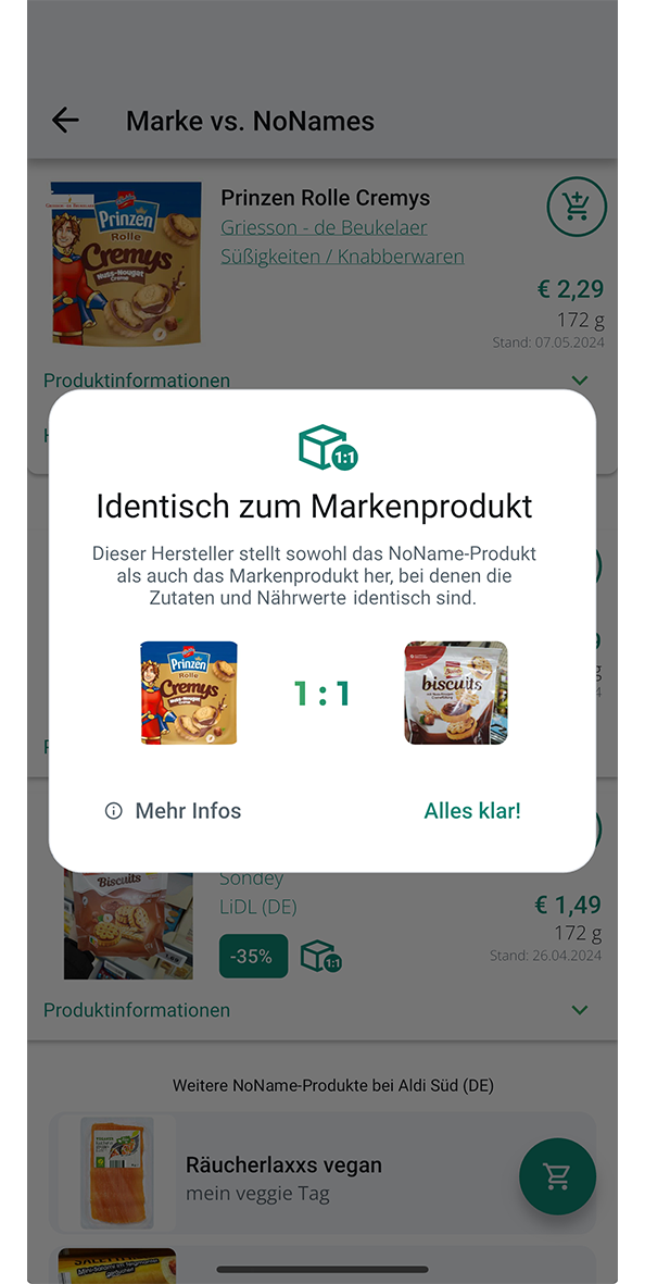 Produktvergleich