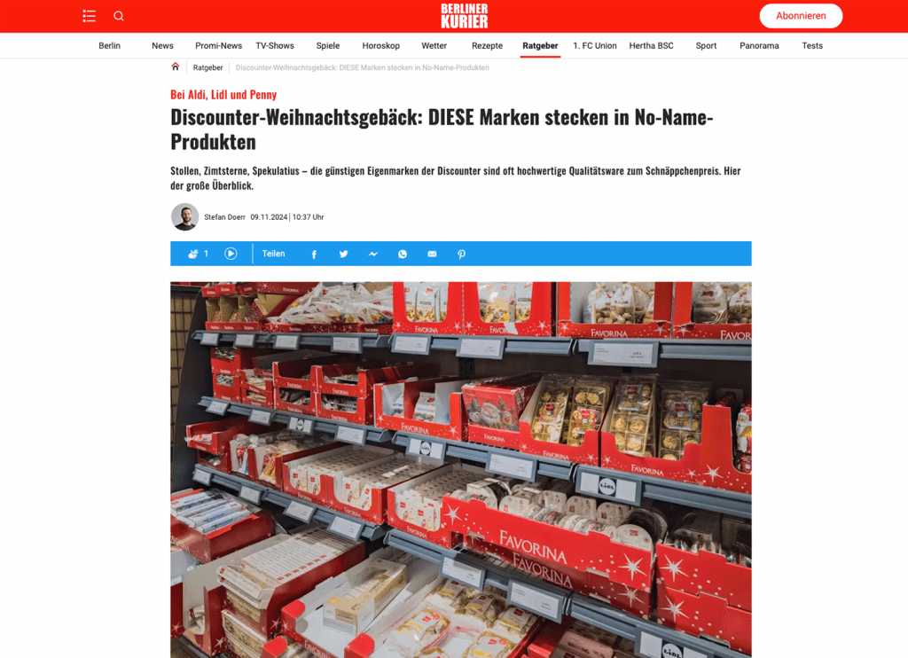 Berliner Kurier Weihnachten