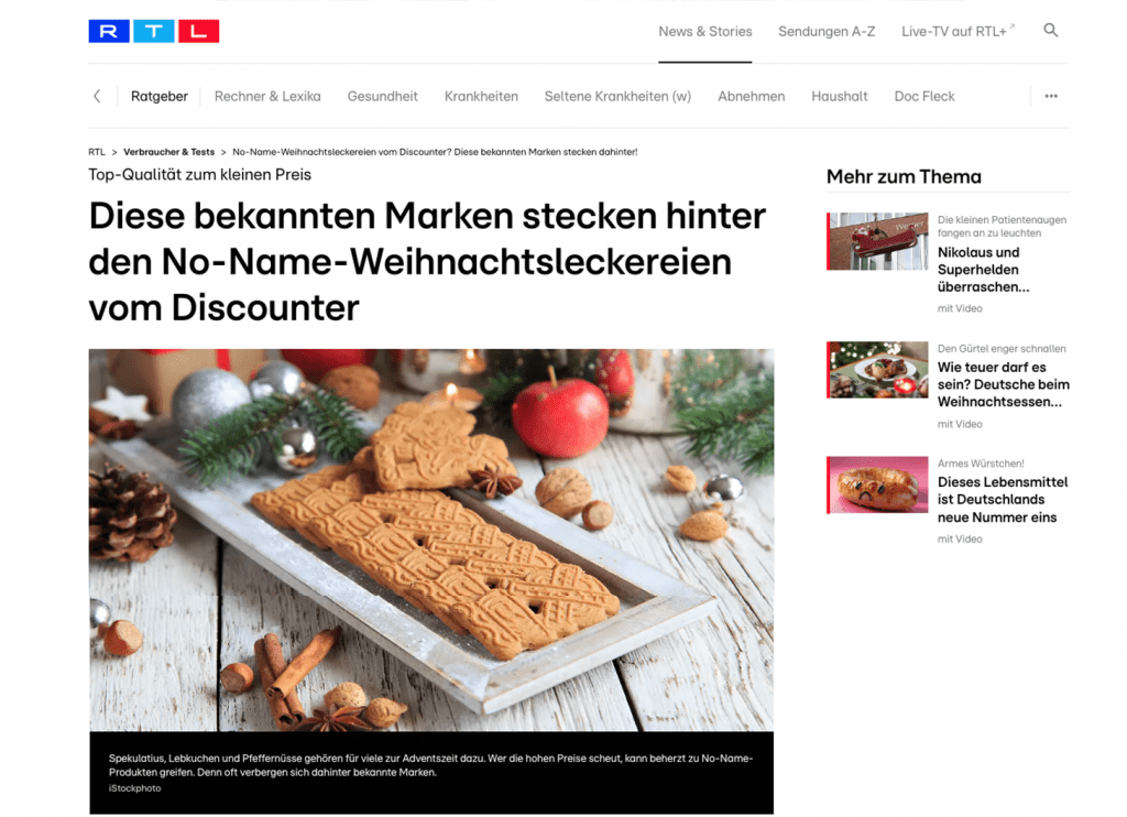 RTL Beitrag