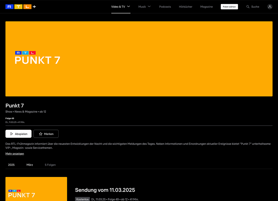 RTL Punkt 7